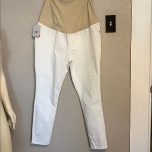 Pregnancy White jeans